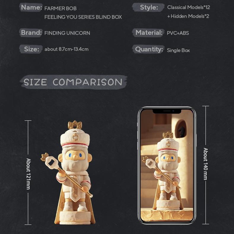 [FINDING UNICORN] FARMER BOB Feeling You Blind Box Cute Figures Desktop Ornament Collectible Toys Birthday Gifts HE6CYAKTLZ