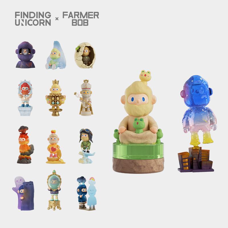 [FINDING UNICORN] FARMER BOB Feeling You Blind Box Cute Figures Desktop Ornament Collectible Toys Birthday Gifts HE6CYAKTLZ