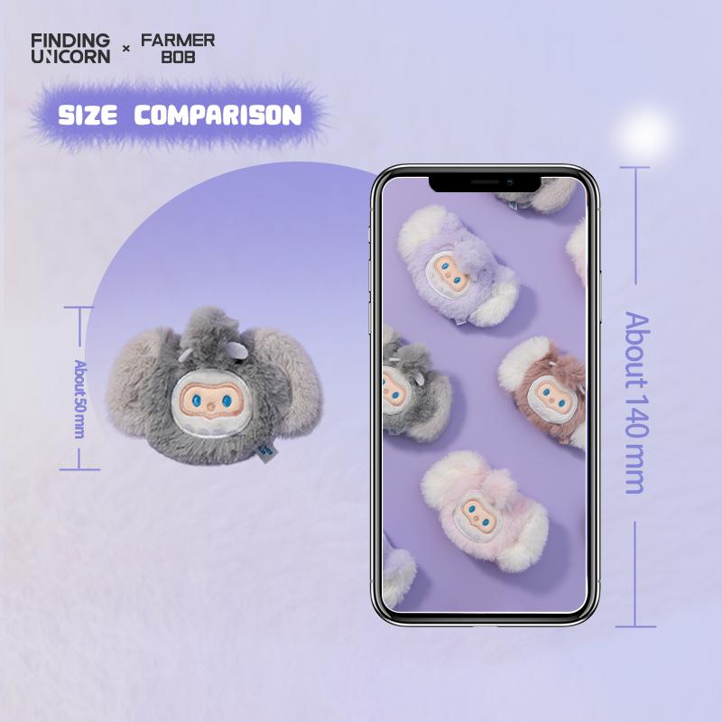 [FINDING UNICORN] FARMER BOB Furry Fridge Magnet Blind Box Cute Figures Desktop Ornament Collectible Toys Birthday Gifts HX283PHV3H